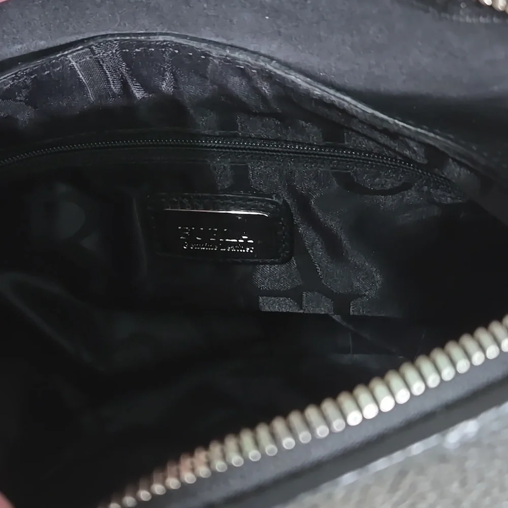 Furla Black Messenger Bag  EUC
